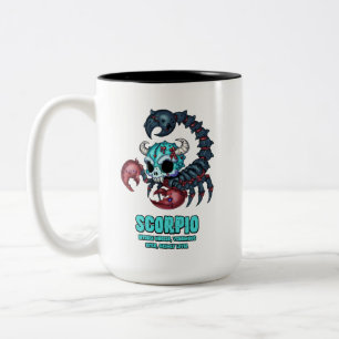 Scorpio Zombie Two-Tone Coffee Mug
