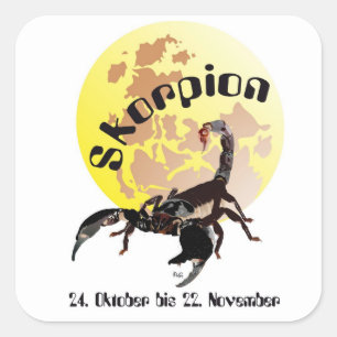 Scorpion 24 October to 22 November sticker