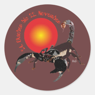 Scorpion 24 October to 22 November sticker