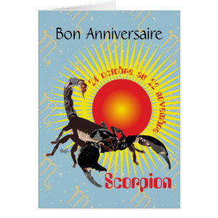 Scorpion 24 octobre au 22 novembre Cartes de voeux