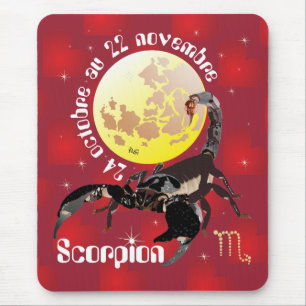 Scorpion 24 octobre au 22 novembre Tapi de souri Mouse Mat