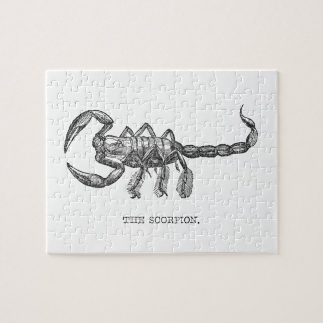 Scorpion animal gift scary animals jigsaw puzzle (Horizontal)