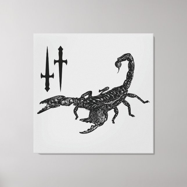 Scorpion Canvas Print (Front)