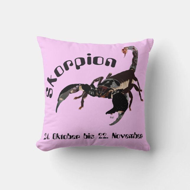scorpion cushion (Front)