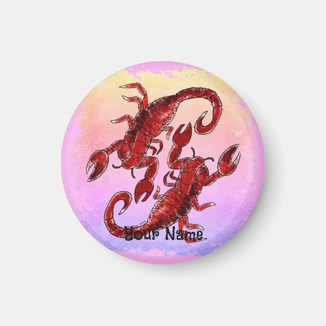 Scorpion Dance Magnet (Front)