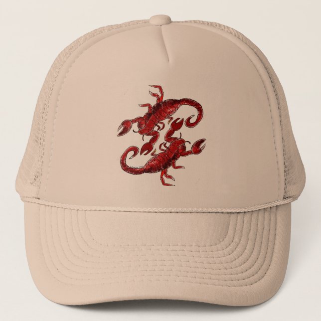 Scorpion Dance Trucker Hat (Front)