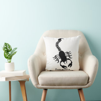Scorpion Design Personalised Cushion