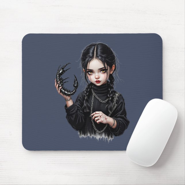 Scorpion Girl Mouse Mat (With Mouse)