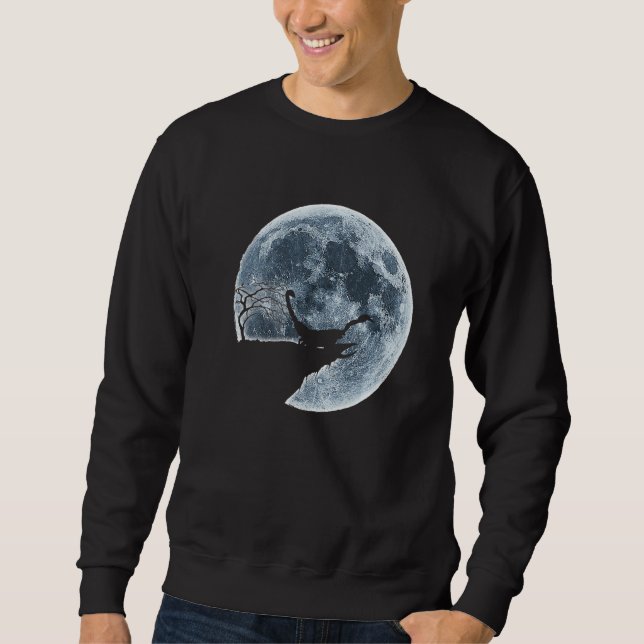 Scorpion Halloween Costume Moon Silhouette Sweatshirt (Front)