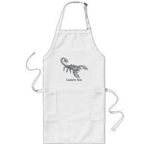Scorpion Icon Long Apron