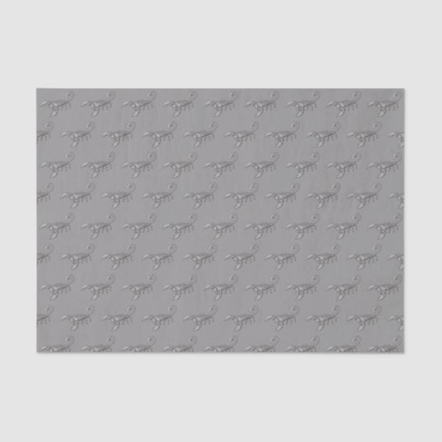 Scorpion Icon Pattern Tissue Paper (Front)