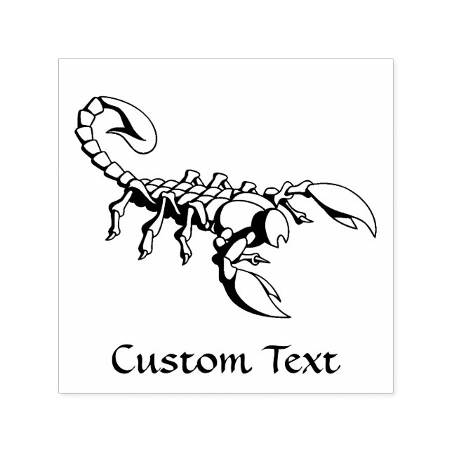 Scorpion Icon Self-inking Stamp (Design)