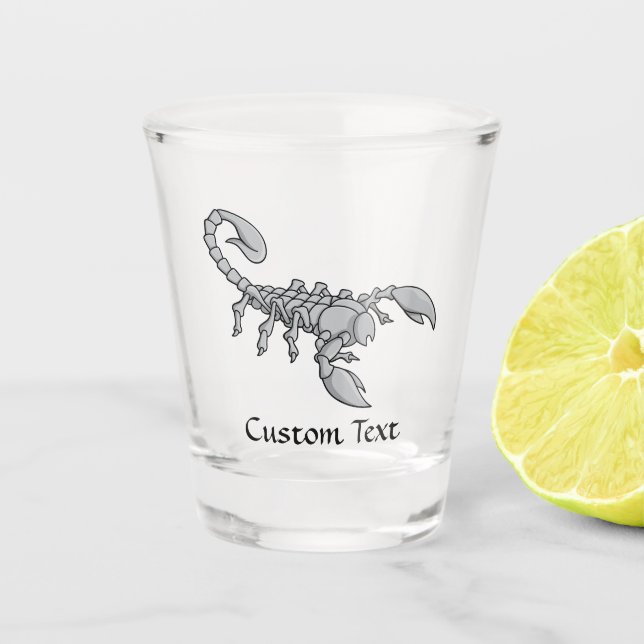 Scorpion Icon Shot Glass (Front)