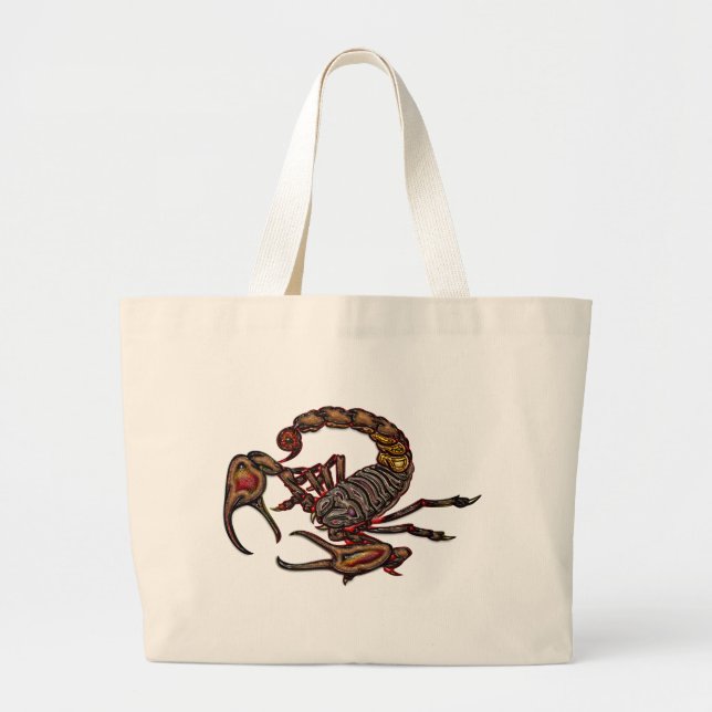 Scorpion Large Tote Bag (Front)