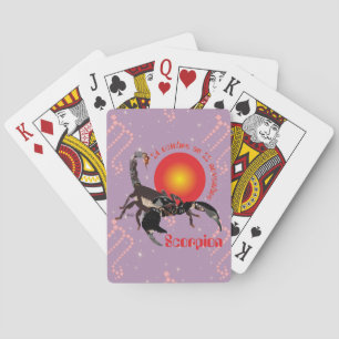 Scorpion October 24 to November 22 Card Games