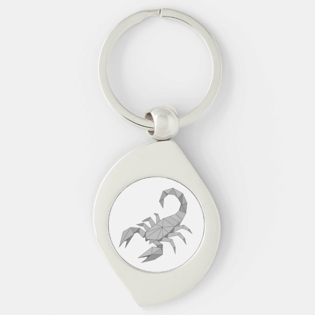 Scorpion origami key ring (Front)
