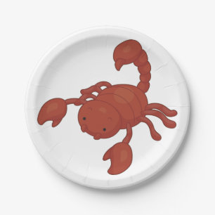 Scorpion Paper Plate