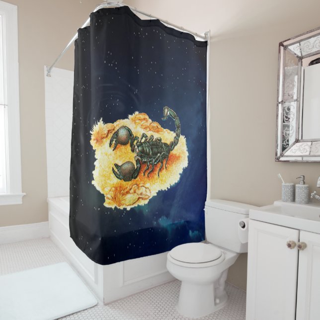 Scorpion Shower Curtain (In Situ)