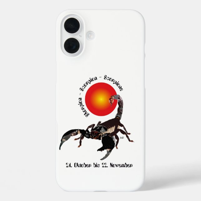 Scorpion - sign iPhone shell Case-Mate iPhone Case (Back)