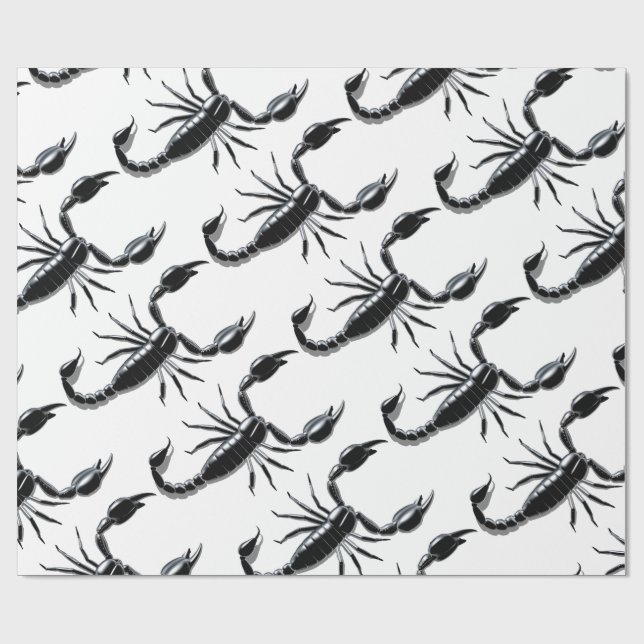 Scorpion Sting Wrapping Paper (Flat)