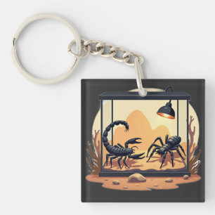 Scorpion Terrarium Habitat Key Ring