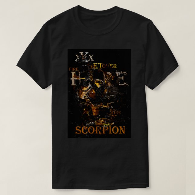 Scorpion the skeleton ninja warrior  T-Shirt (Design Front)