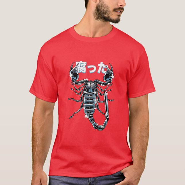 Scorpion Time Tee A Symbol of Strength and Resil (Front)