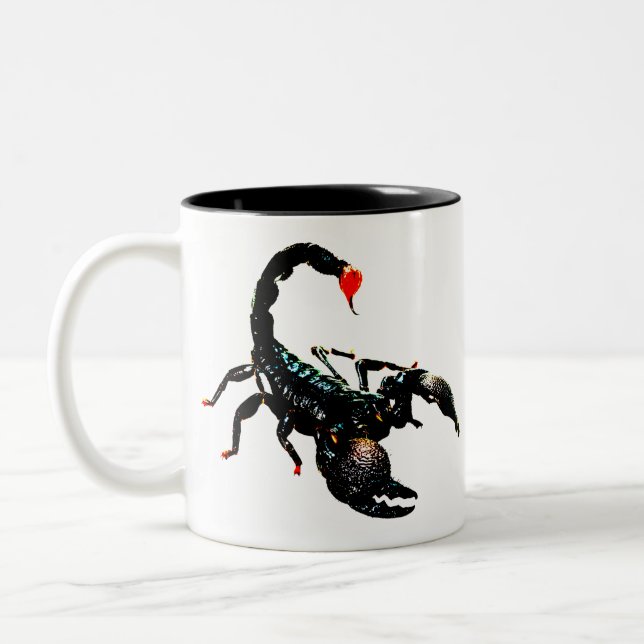 Scorpion Two-Tone Coffee Mug (Left)