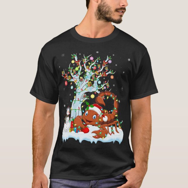 Scorpion Xmas Element Tree Lighting Scorpion Chris T-Shirt (Front)