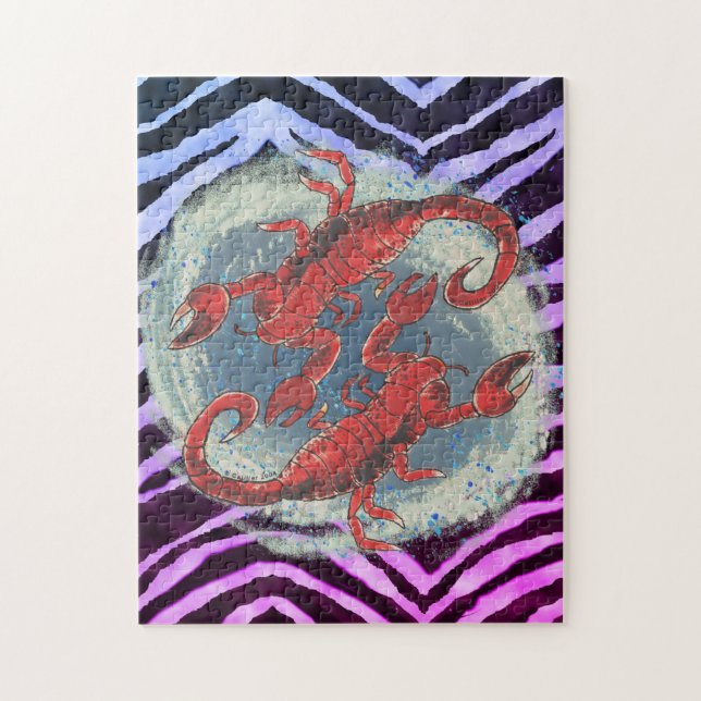 Scorpion Yin Yang Jigsaw Puzzle (Vertical)