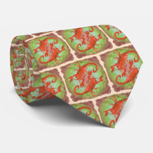 Scorpion Yin Yang  Tie