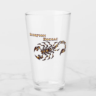 Scorpion Zodiac Drinkware Glass