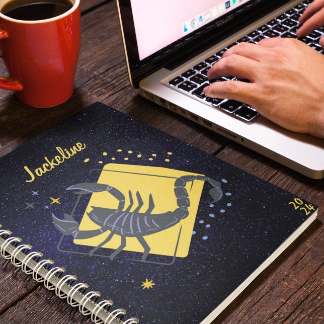 Scorpion Zodiac  l Modern Galaxy Sky Star  Planner (Creator Uploaded)