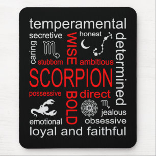 Scorpion Zodiac Sign Mouse Mat