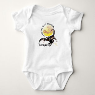 Scorpione 24 ottobre al 22 novembre baby bodysuit