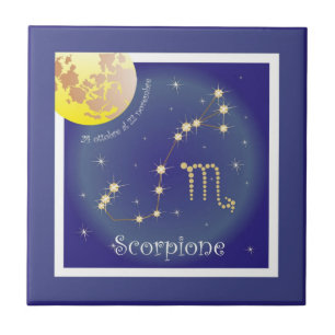 Scorpione 24 ottobre al 22 novembre Fotofliese Tile
