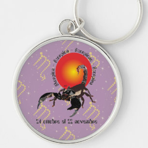 Scorpione 24 ottobre al 22 novembre Portachiavi Key Ring