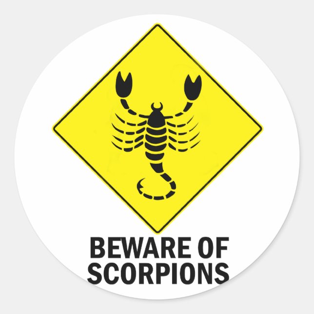 Scorpions Classic Round Sticker (Front)