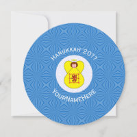 Scot Lion Rampant Angel Hanukkah Flag Personalise