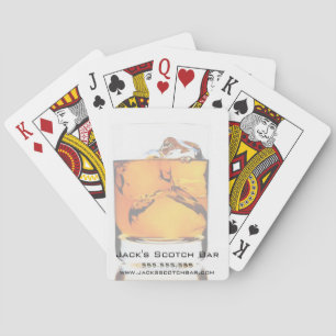 Scotch Business Promotion Playing Cards
