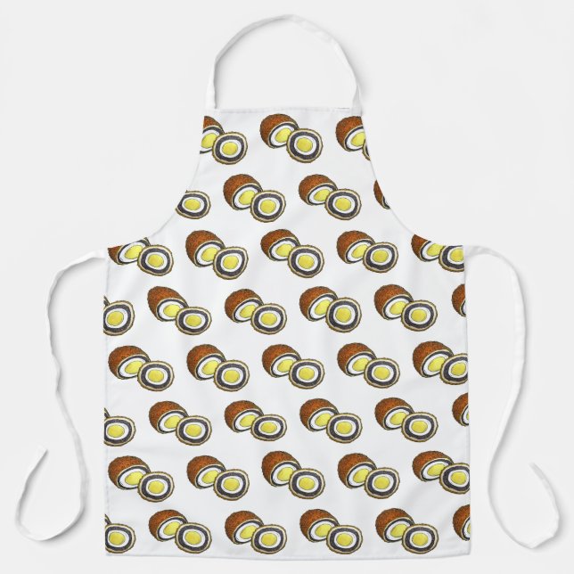 Scotch Egg UK British Food Yorkshire England Apron (Front)