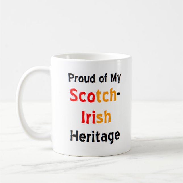 scotch irish heritage coffee mug (Left)