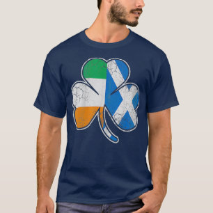 Scotch Irish Shamrock Scottish St Patricks Day T-Shirt