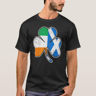 Scotch Irish Shamrock Scottish St Patricks Day T-Shirt