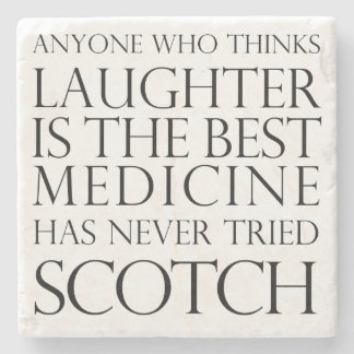 Scotch Laughter Marble Coaster