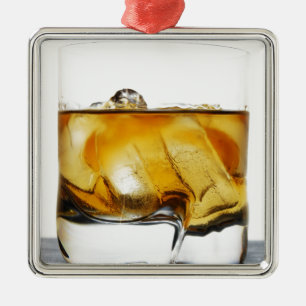 Scotch On The Rocks Metal Tree Decoration