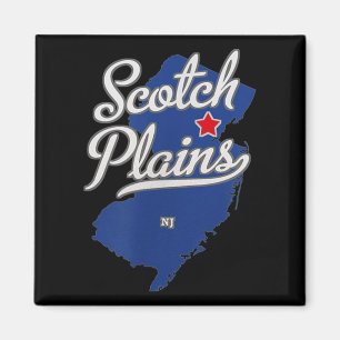 Scotch Plains New Jersey Nj Map  Magnet