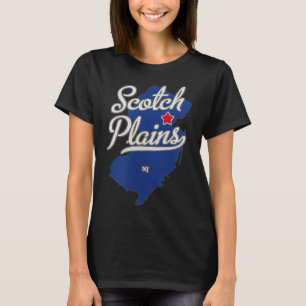 Scotch Plains New Jersey Nj Map  T-Shirt