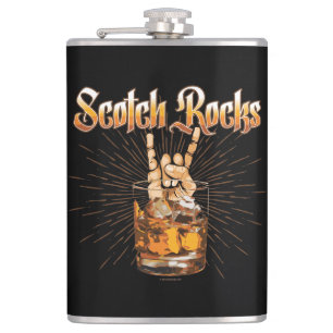 Scotch Rocks Hip Flask