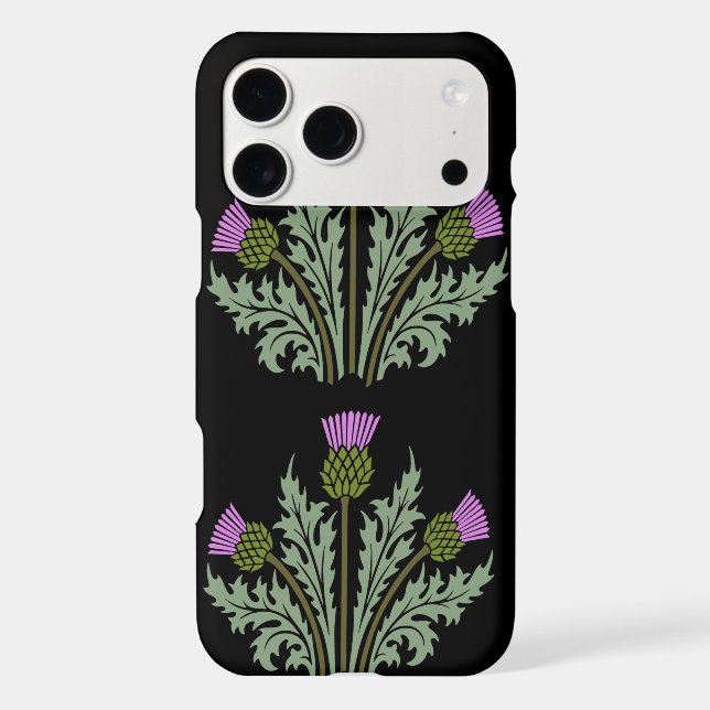 Scotch Thistle Flower iPhone / iPad case (Back)